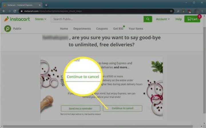 Can you cancel Instacart Express Free Trial?