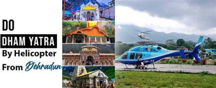 Do Dham Yatra by helicopter from Dehradun?