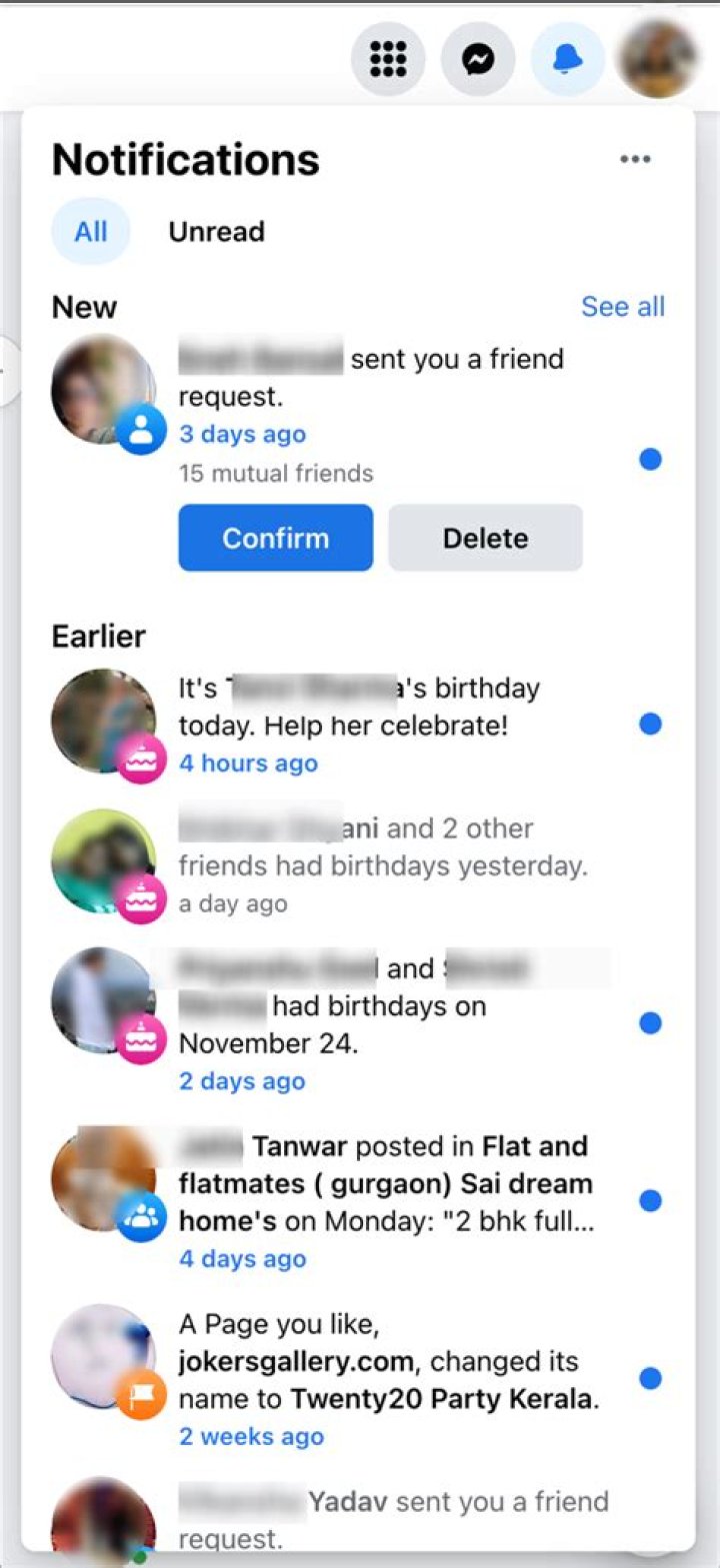 How do I remove Facebook notifications from Gmail?