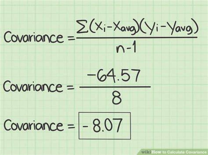 How do you calculate covariance from variance?