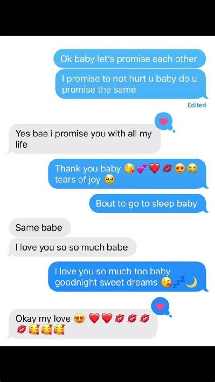 How do you prove you love someone over text?