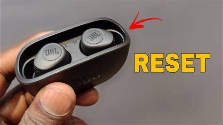 How do you reset true wireless earbuds?