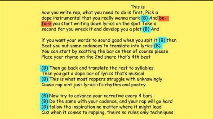 How do you write a rap hook?