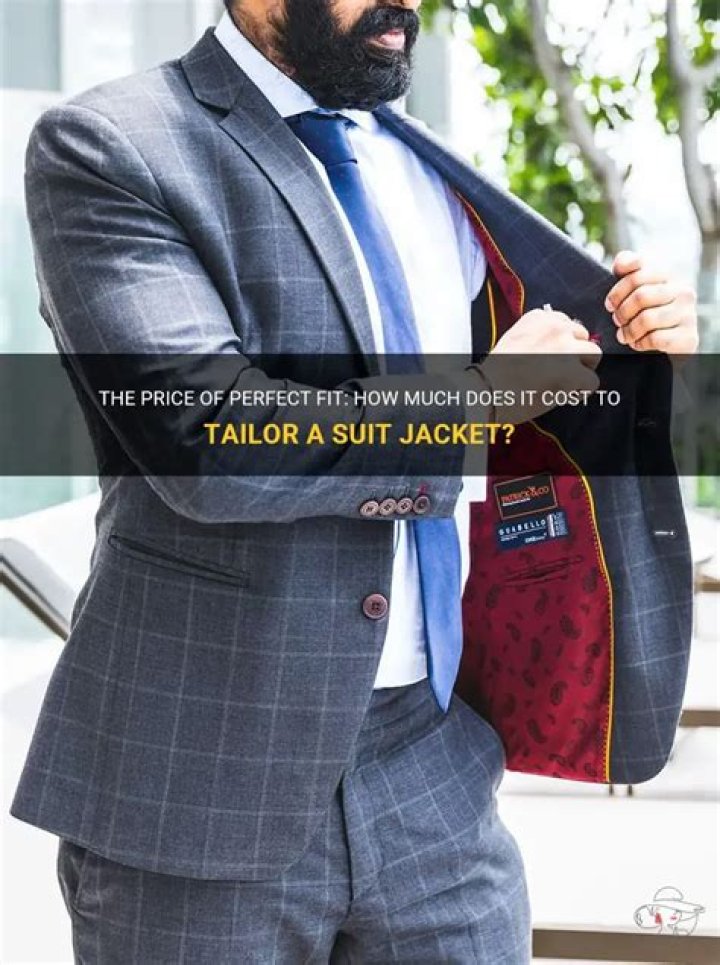 How much does it cost to get a suit tailor?