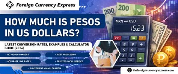 How much is $5 pesos in US dollars?