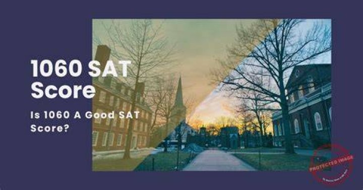 Is 1060 a good SAT score?