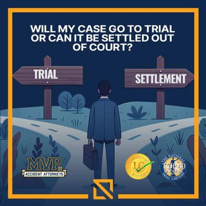 Is it better to settle out of court or go to trial?