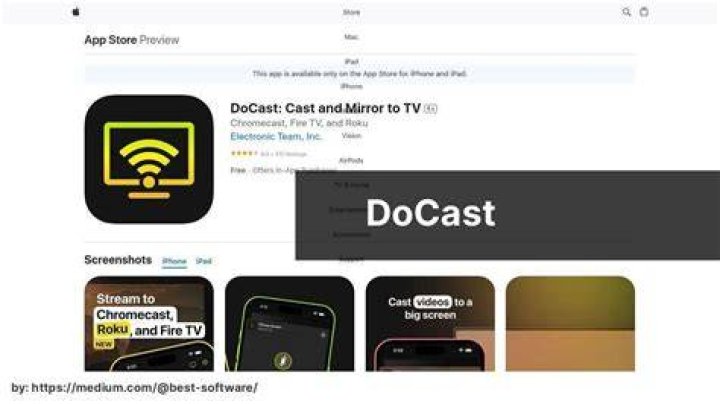 What apps support chromecast iOS?