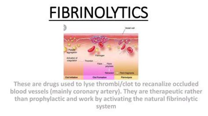 What are Fibrinolytics used to treat?