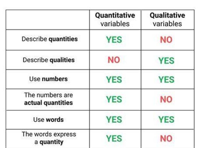 What are quantitative and qualitative variables?