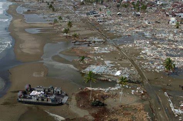 What are the positive effects of a tsunami?