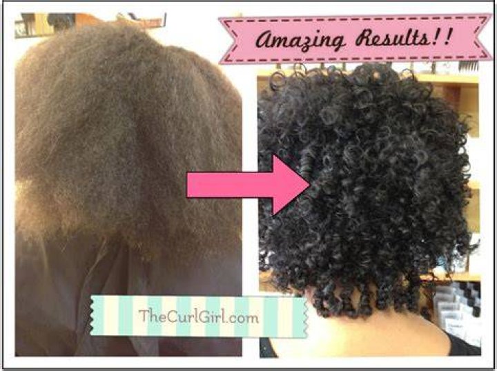 What does relaxer do to curly hair?