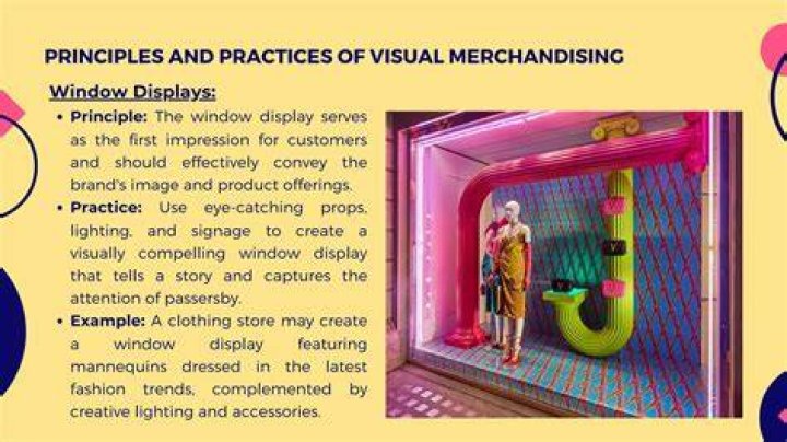 What does visual merchandising mean?