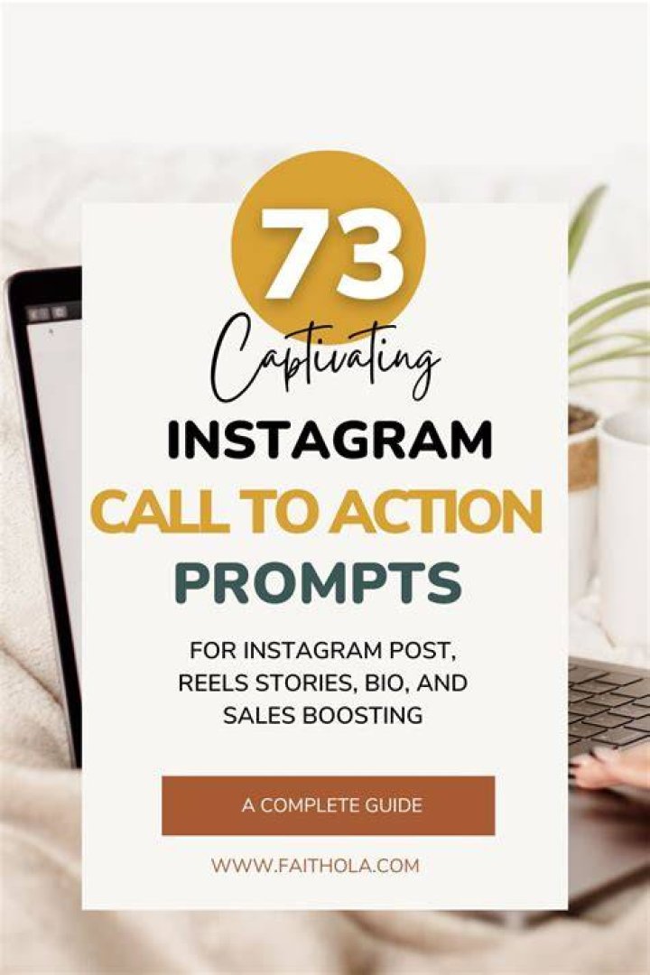What is a call to action on Instagram?