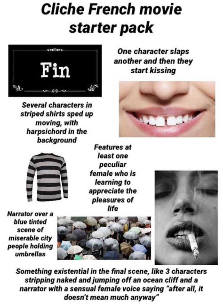 What is a movie cliche?