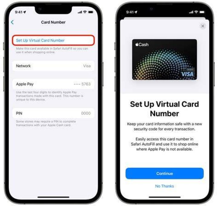 What is a virtual card number?