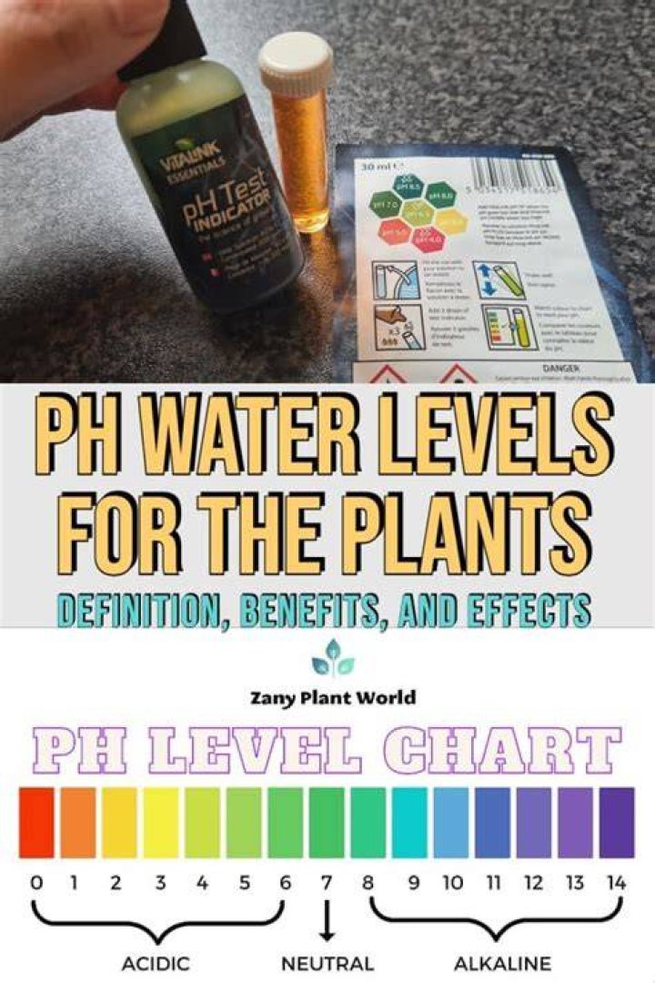 What is the best pH level for watering plants?