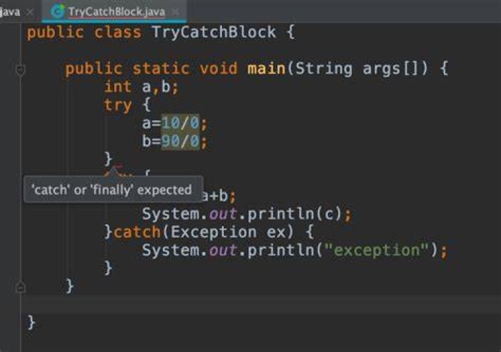 When to use try and catch in Java?