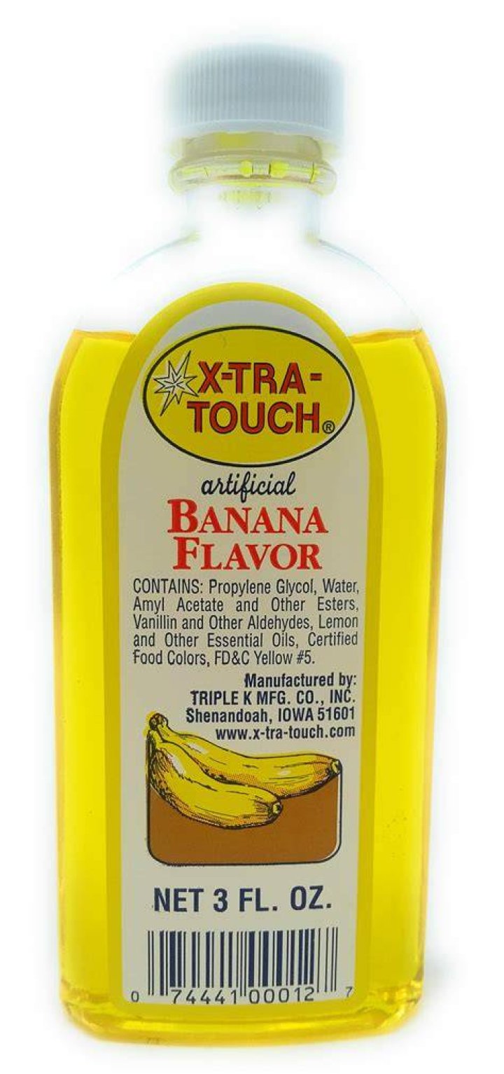 Where does artificial banana flavor come from?
