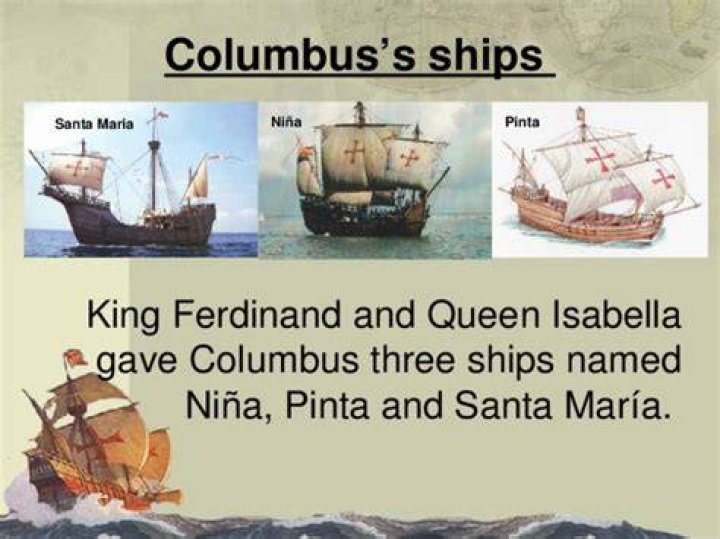 Who gave the ships to Columbus?