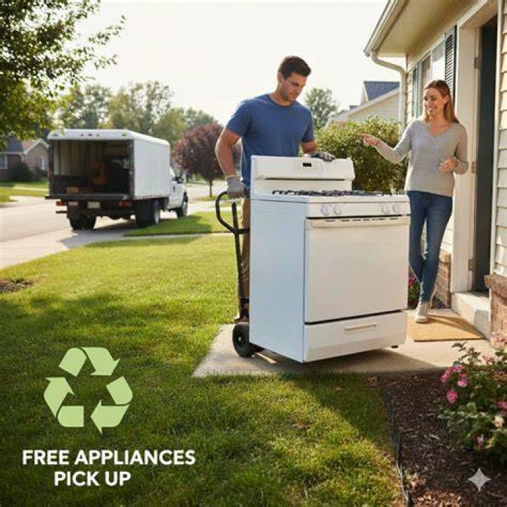 Who will pick up appliances for donation?