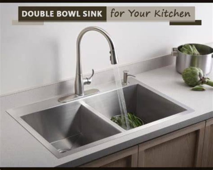 Why do kitchen sinks have two bowls?